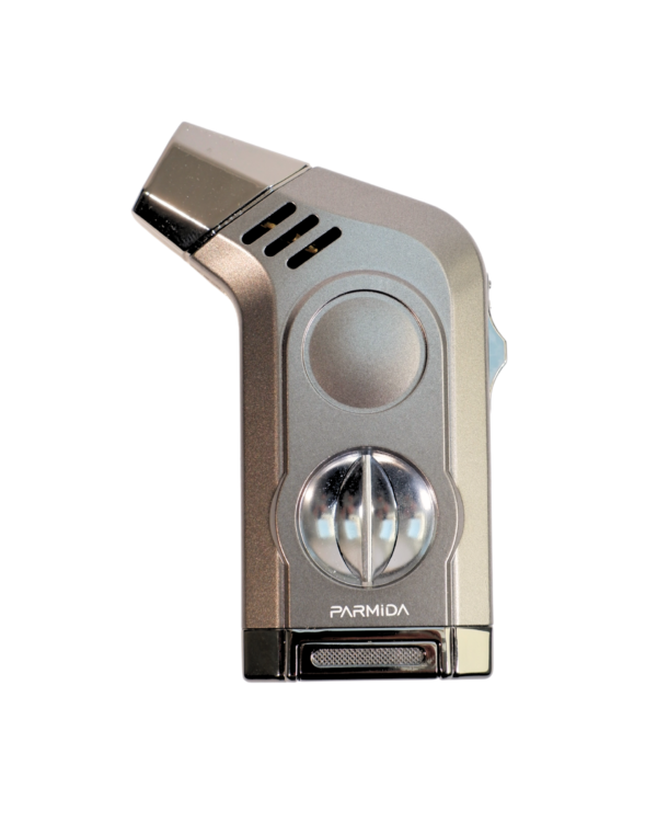 Parmida Gunmetal V Cut Tek Torch Puro Çakmak PCM0974