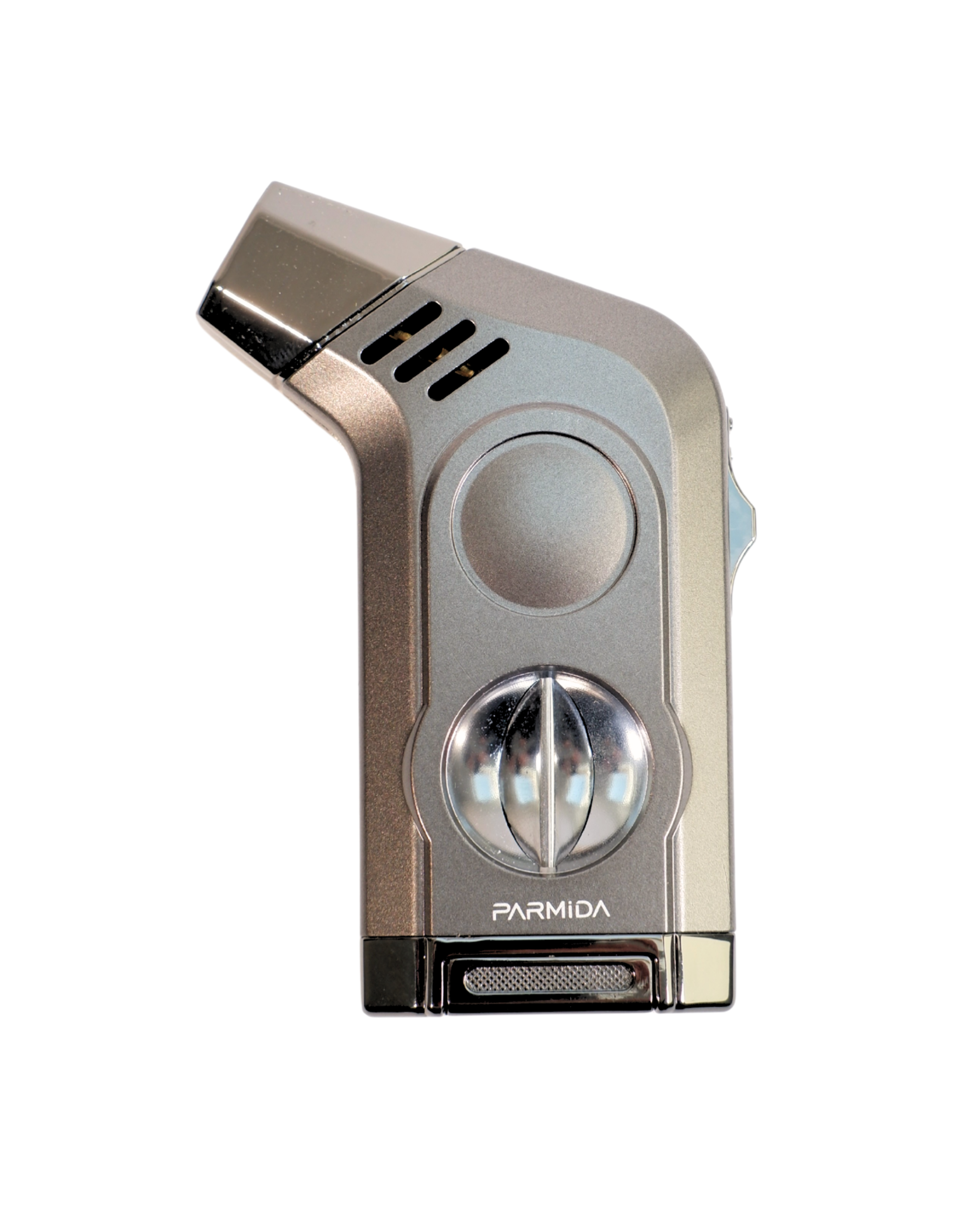 27 Parmida Gunmetal V Cut Tek Torch Puro Çakmak PCM0974 - Görsel 1