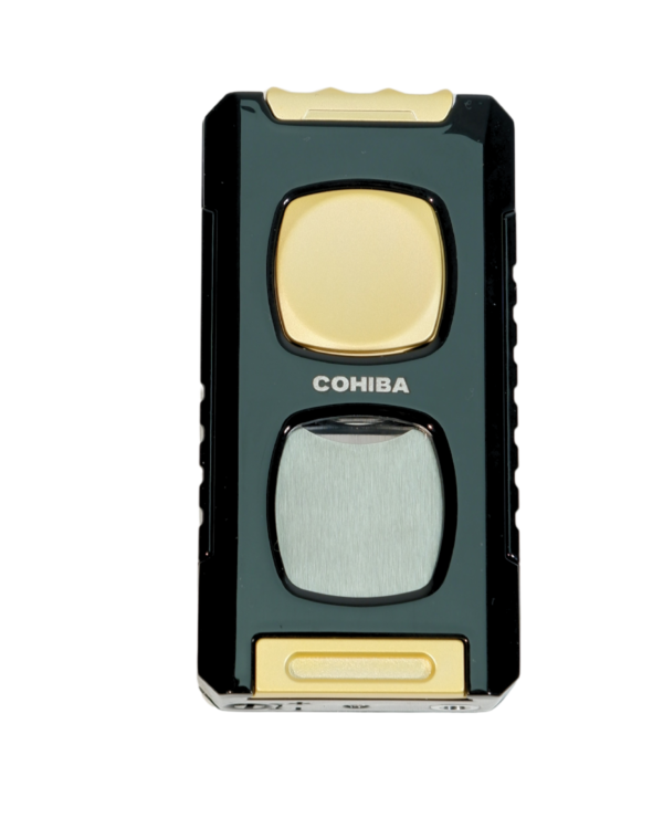 Cohiba Siyah-Gold Çift Torch Full Fonksiyonlu Puro Çakmak CCM0799