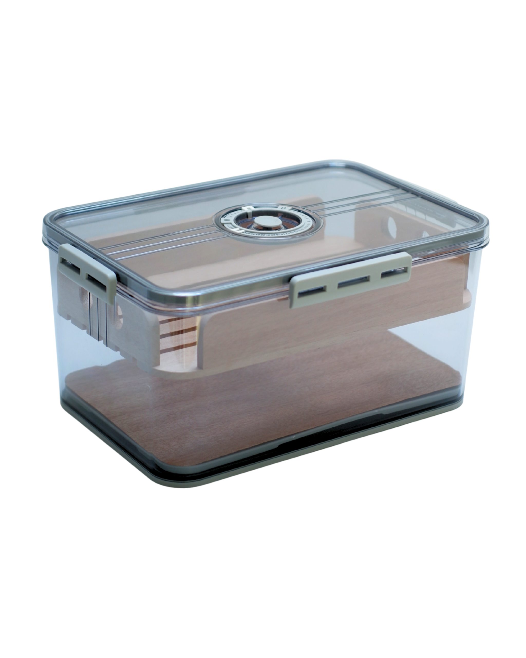 30 Parmida Şefaf Humidor Puro Saklama Kutusu PHUM0272 - Görsel 1