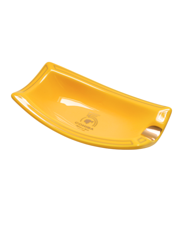 Cohiba Sarı 55. Yıl Tek Hazneli Seramik Puro Küllüğü CKL0185