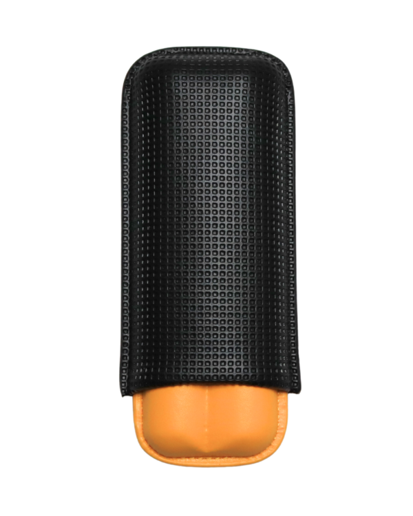 Parmida Sarı İkili Taşınabilir Seyahat Puro Kılıfı PPK0203