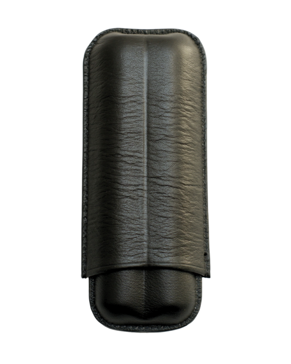 Parmida Siyah İkili Taşınabilir Seyahat Puro Kılıfı PPK0177