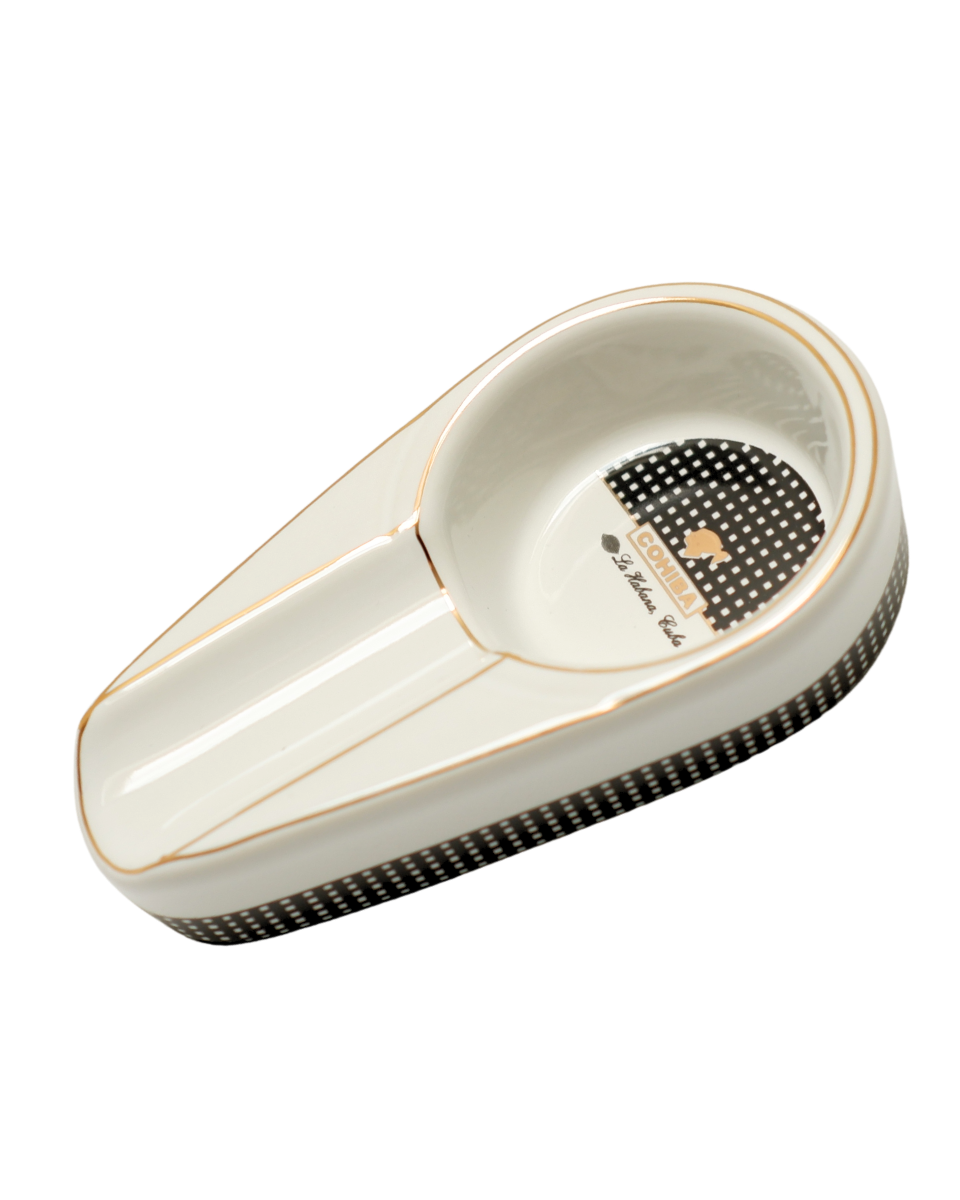 16 Cohiba Beyaz Tek Hazneli Taşınabilir Puro Küllüğü CKL0171 - Görsel 1