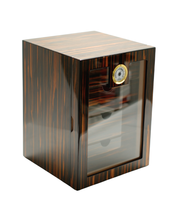 Parmida Kahverengi Humidor Dört Çekmeceli Puro Saklama Kutusu PHUM0241