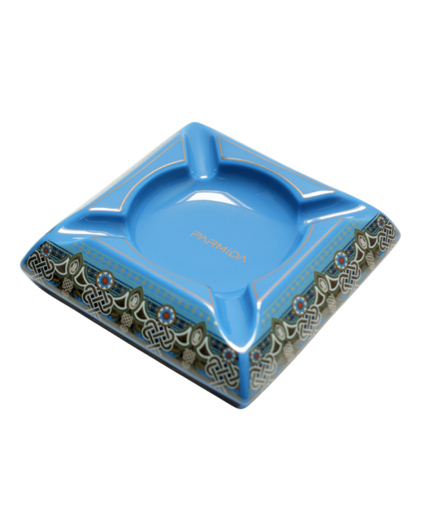 Parmida Lacivert Dört Hazneli Desenli Seramik Puro Küllüğü PKL0262