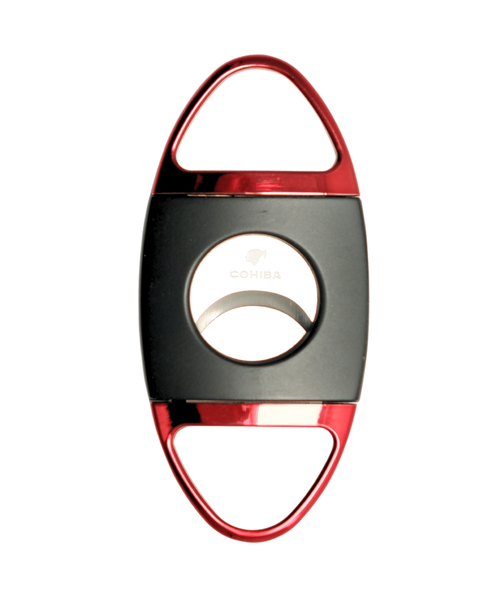 29 Cohiba Siyah-Kırmızı Giyotin Çelik Puro Makası CPM070 - Görsel 1