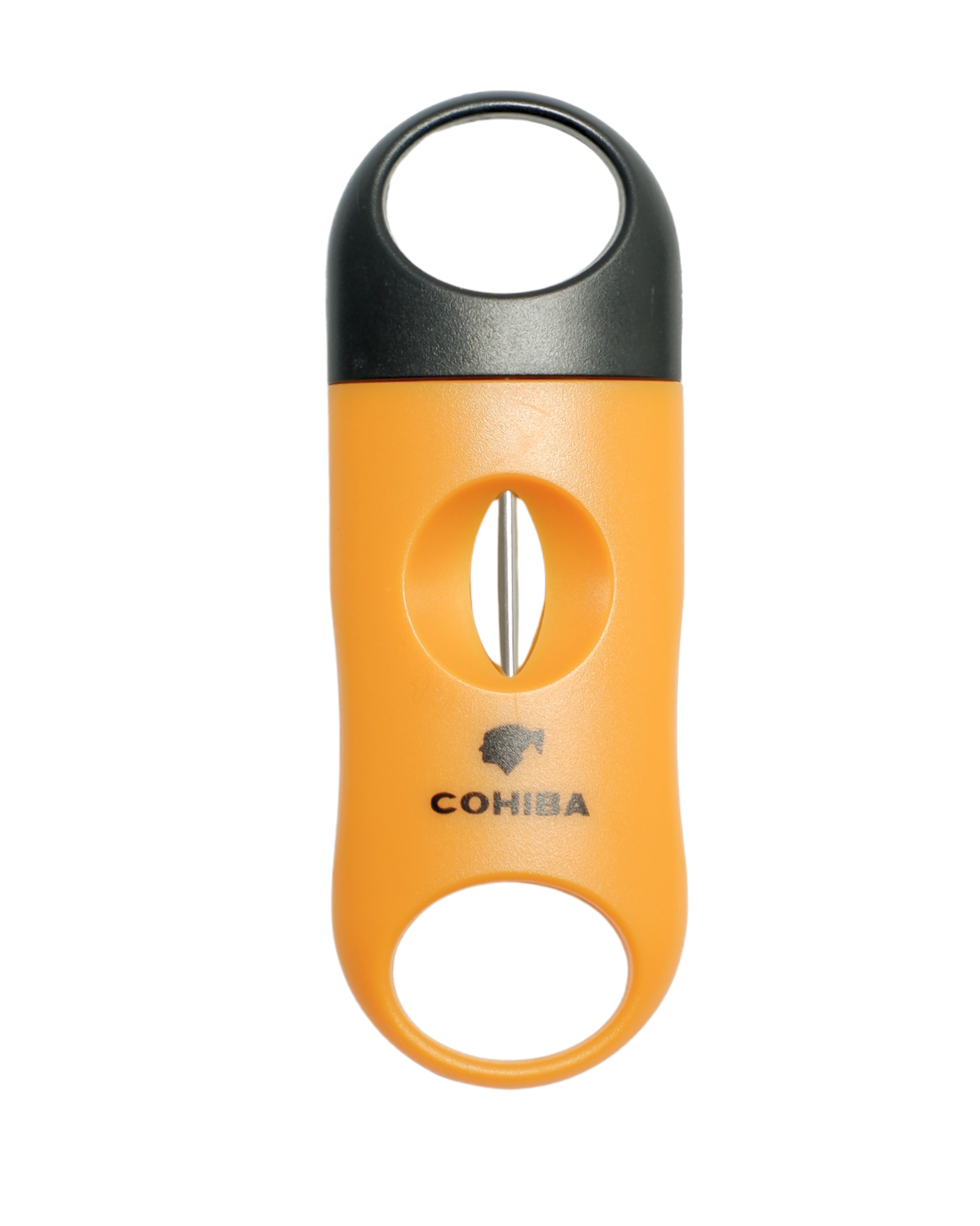 32 Cohiba Sarı-Siyah V-Cut Plastik Puro Makası CPM054 - Görsel 1