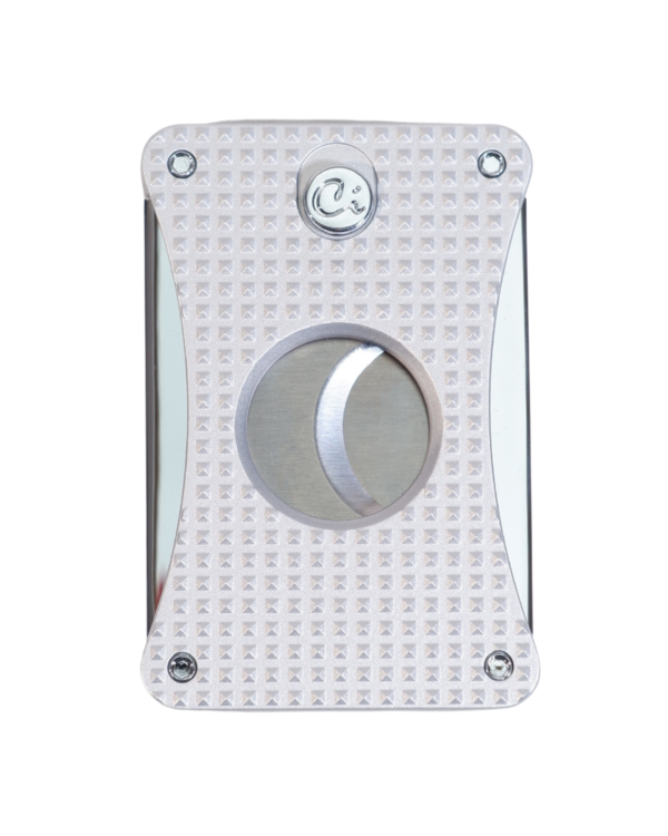 Caseti Gümüş 3D Tasarımlı Giyotin Puro Makası S Cut CA576(14)