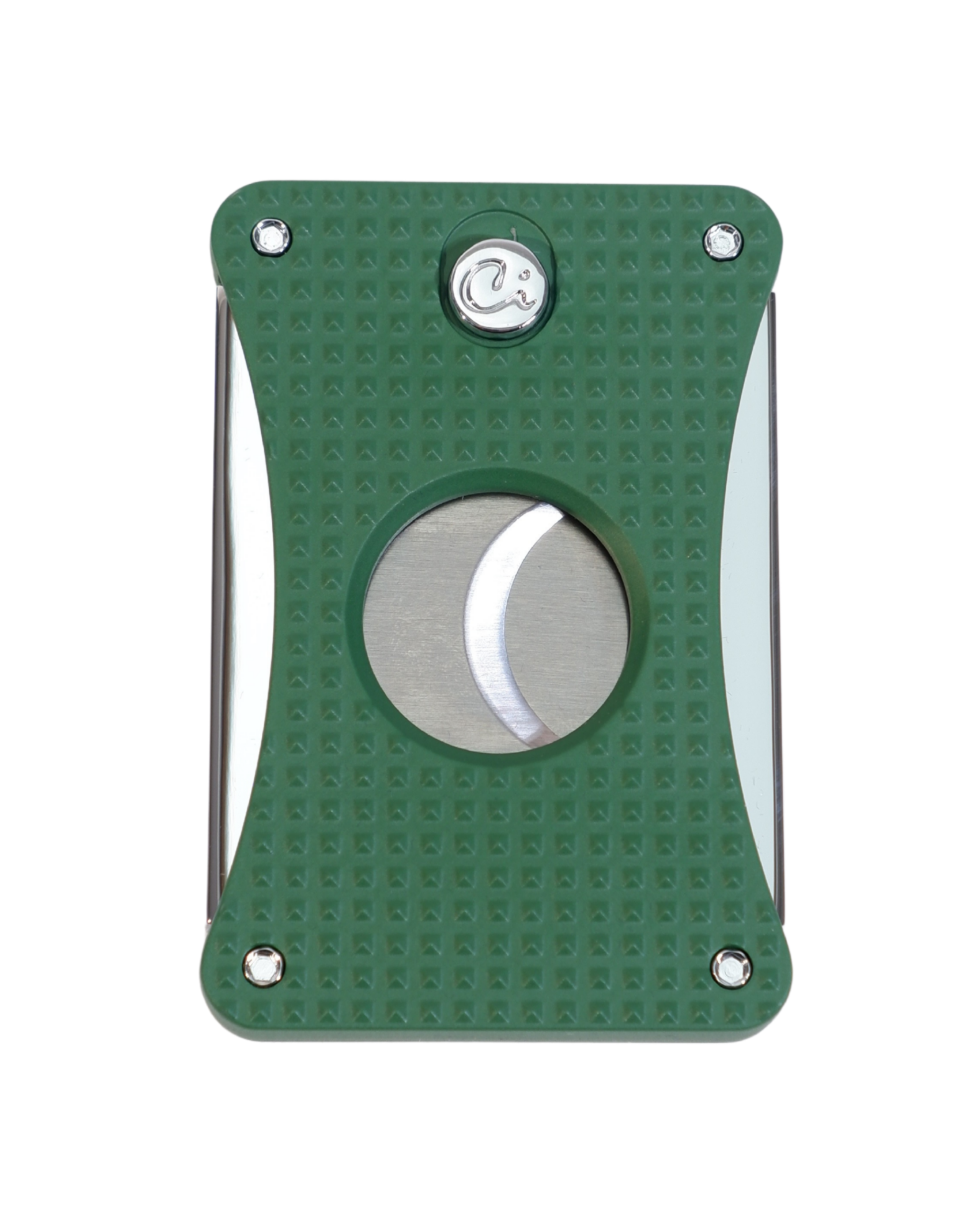 36 Caseti Yeşil 3D Tasarımlı Giyotin Puro Makası S Cut CA576(15) - Görsel 1