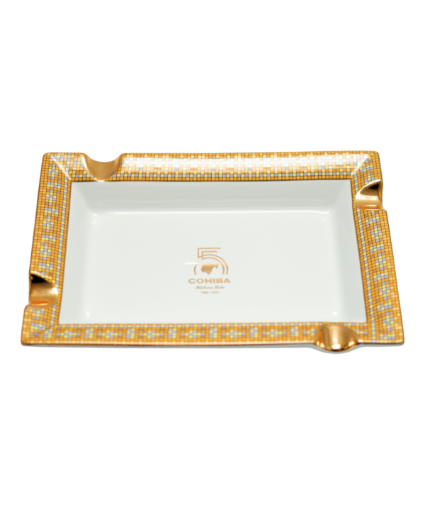 Cohiba Beyaz 55. Yıl Dört Hazneli Seramik Puro Küllüğü CKL0198