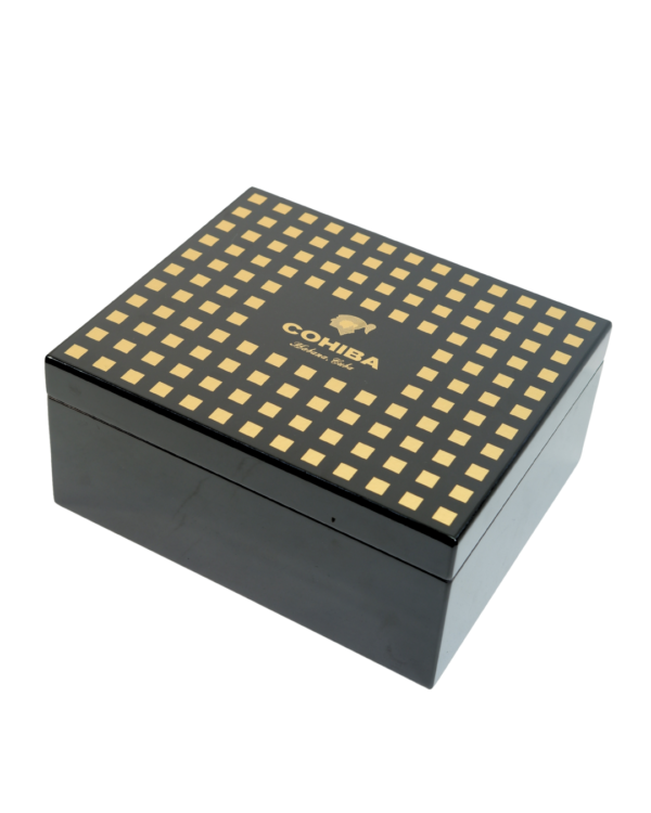 Cohiba Siyah İspanyol Sediri Puro Saklama Kutusu Humidor CHUM051
