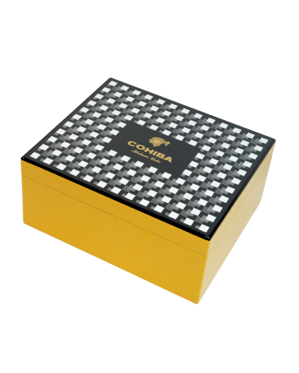 Cohiba Sarı İspanyol Sediri Puro Saklama Kutusu Humidor CHUM052