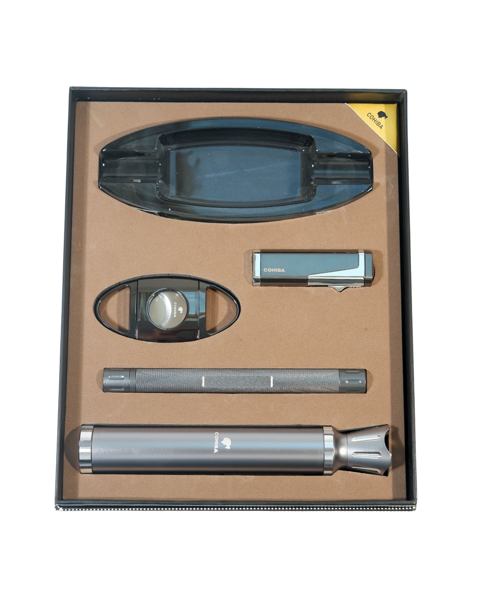5 Cohiba Beşli Gunmetal Puro Seti CST0307 - Görsel 1