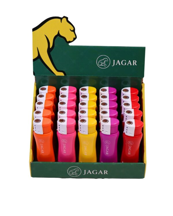 Jagar 25'li Paket Çakmak 5 Renk Çakmak JCM025