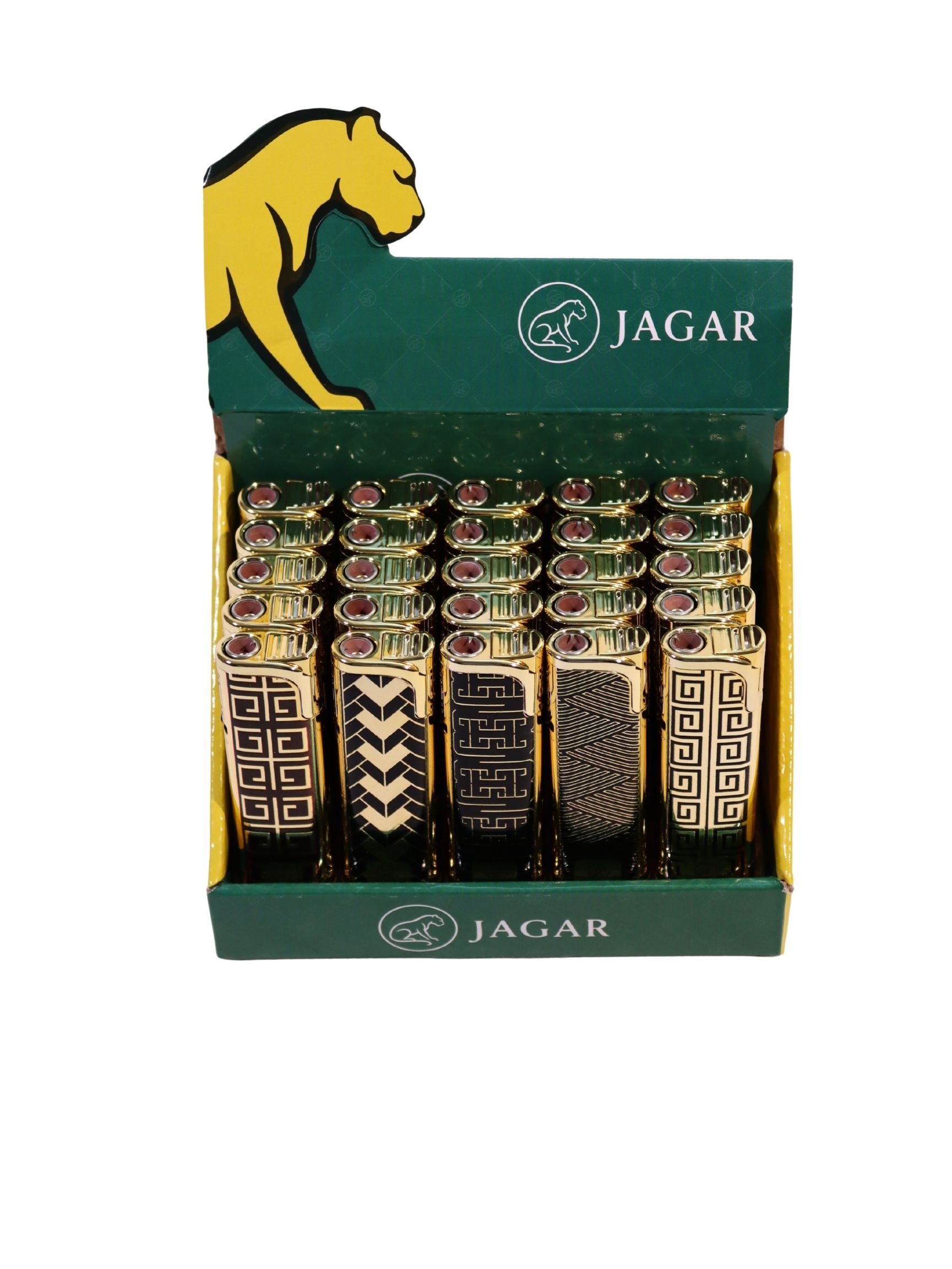 8 Jagar 25'li Paket Çakmak 5 Renk Çakmak JCM013 - Görsel 1