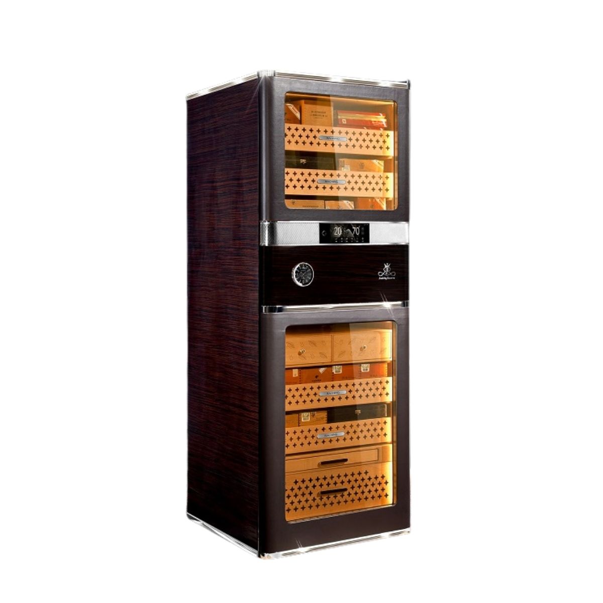 Adsız tasarım (4) Raching Özel Üretim Ahşap Elektronik Humidor Puro Dolabı RR780 - Görsel 1