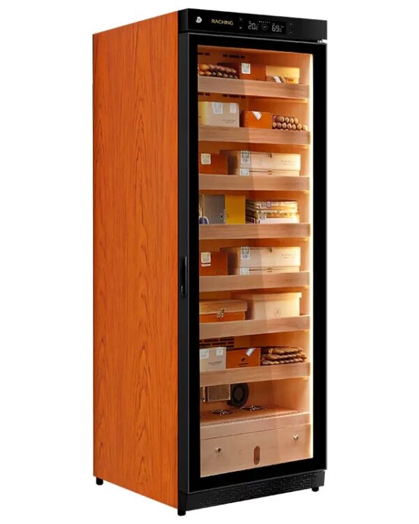 Raching Ahşap Elektronik Puro Dolabı – Profesyonel Humidor C380A