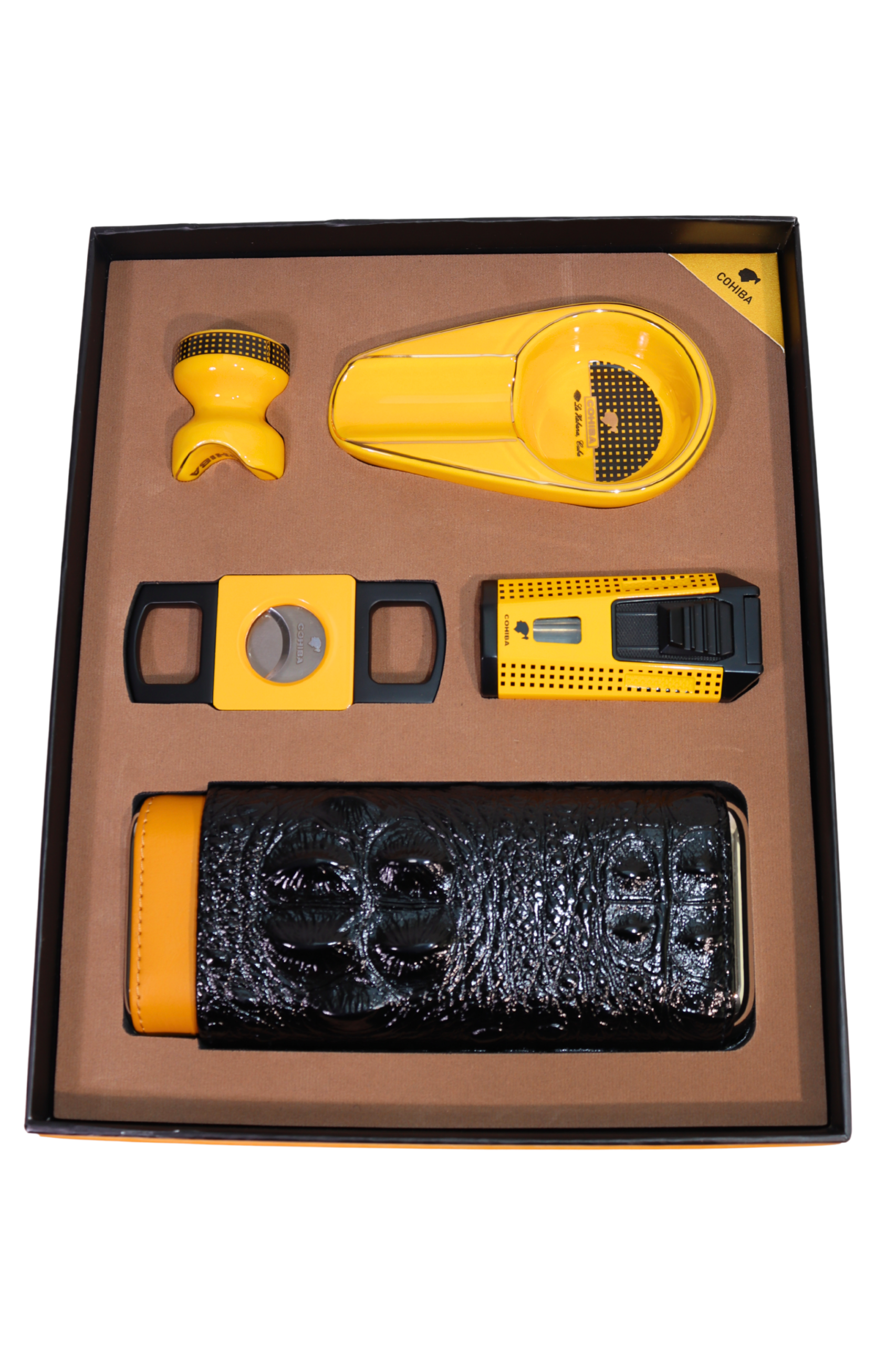 1 Cohiba Beşli Sarı Puro Seti CST0337 - Görsel 1