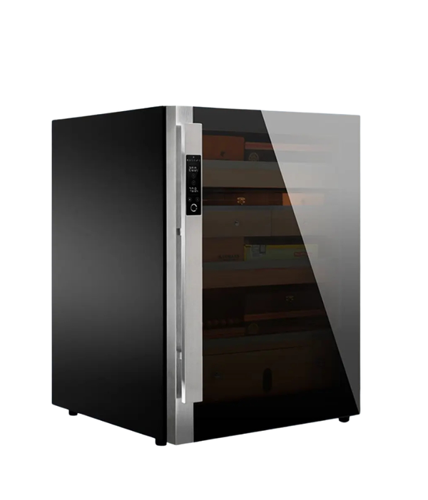 Raching Obsidyen Siyahı Elektrikli Profesyonel Puro Dolabı DM50