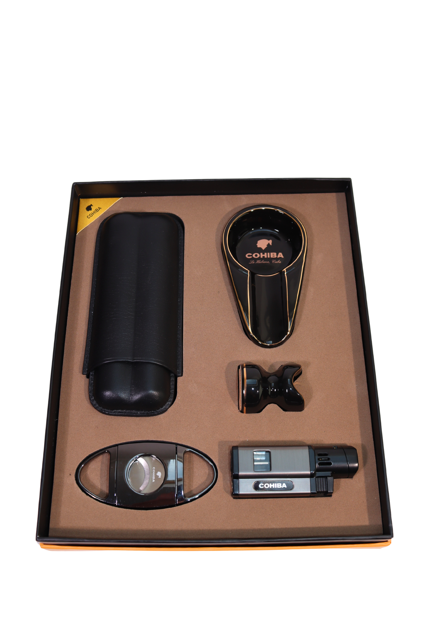 Adsız tasarım (14) Cohiba Beşli Siyah Puro Seti CST0338 - Görsel 1